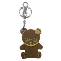 라테스트 레트로 곰돌이 미니거울, 브라운, 1개