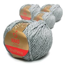 스위밍버드 울노바 뜨개실 4개입, 194번 회색