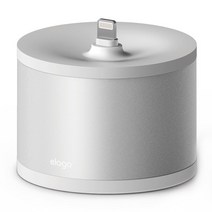 엘라고 D 라이트닝케이블 독 충전스탠드, 화이트, 1개