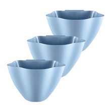 리버그린 파스텔 거치형 쓰레기통, 블루, 3개입