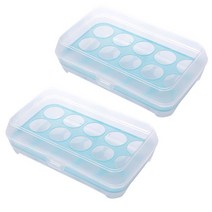 블럭마트 15구 계란 케이스 2p, 블루