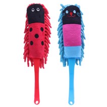 리버그린 귀요미 먼지 털이개 레드 + 블루, 혼합 색상, 1세트