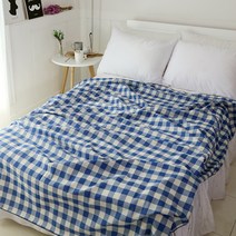 까사베르데 바둑이 홑겹이불, 블루