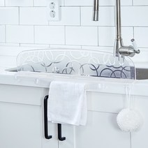 리빙앳홈 싱크대 물막이 행주걸이 겸용, 혼합 색상, 1개