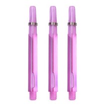 울티마 다트 샤프트 Clear Purple 미디움, 3개입