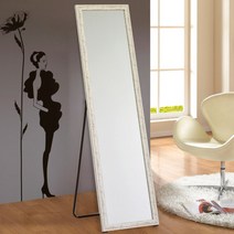 미소아이 빈티지 거치식 전신거울, 아이보리