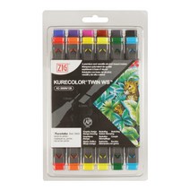 ZIG 쿠레칼라 트윈마카 세트 Natural Colors, 12색, 1세트