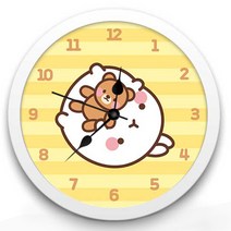 케이엠엘리 3D 몰랑 샤이니시계 만들기 세트, 곰인형, 1개