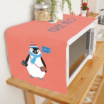 하늬통상 전자렌지 커버, 레드 펭귄