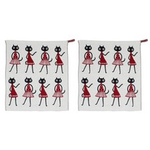 노리터 원피스캣 고리타올, 회색, 2개입