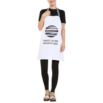 핑크망고 퍼펙트 주방 앞치마, 화이트, 1개