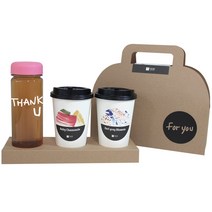1AM 쥬뗌므 프리미엄 블렌딩차 분홍 보틀 세트, 크라프트 패키지 + 루비 캐모마일티 3p + 얼그레이 블라썸티 3p + 분홍 뚜껑 보틀 + 보틀용 메세지 스티커 THANK U + 캘리그라피 메세지 for you, 1세트