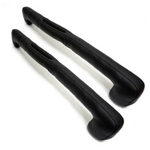 엠노블 차량용 3D 틈새쿠션 고급형 2p, 블랙
