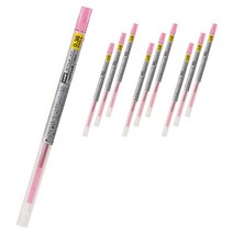 유니 시그노 스타일핏트 젤잉크 리필심 UMR-109 0.38mm, 로즈핑크, 10개입
