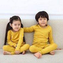 행복한쇼핑몰 키즈용 히트업 발열 내의 기모 상하의세트