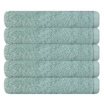 송월타월 라이트무지 엘리시안 수건 130g, 연두, 5개