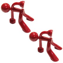 리버그린 자석 파워 열쇠걸이, 레드, 2개입