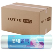 롯데이라이프 위생 롤 팩 특대형, 500매입, 12개