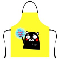 리빙팝 러블리베어 일러스트 앞치마, 04, 1개