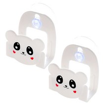 리버그린 귀요미 흡착 간편걸이, 화이트, 2개입