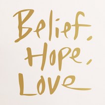 1AM 캘리스티커 S2 Belief Hope, 금색