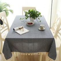 이코디 티벨로프 TC 테이블 보, 네이비, 120 x 120 cm