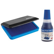 COLOP Micro 1 스탬프 패드 세트, 블루, 1세트