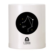 TBL 원형 별자리 머그컵, 천징자리, 1개