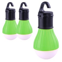 블럭마트 LED 캠핑전등 걸이형, 그린계열, 3개입
