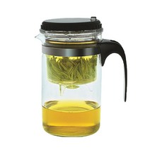 데코즈인 글라스 녹차포트 500ml, 혼합 색상