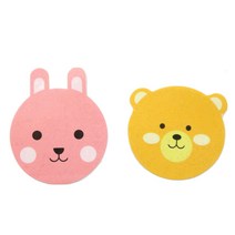 황씨네 도시락 스티커 세트 토끼 192p + 곰 192p, 혼합 색상, 1세트