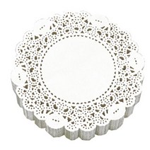 도나앤데코 엘리니 도일리 페이퍼 18.7cm, 화이트, 250개입