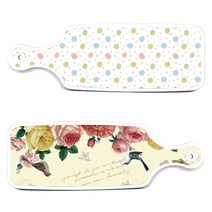 로엠디자인 서빙 도마보드 2p ParisRose 세트, ParisRose, 마카롱, 1세트