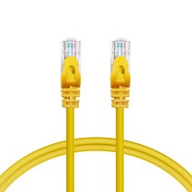 AVIVE 고급형 UTP 20m CAT6 랜선 케이블, YELLOW, 1개
