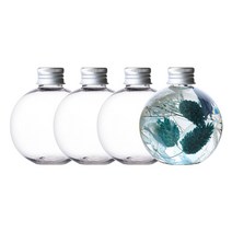 홈앤라이프 하바리움 공병 용기 볼250 250ml 4p, 투명