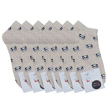 주크 부클 팬더 스니커즈 양말 7족