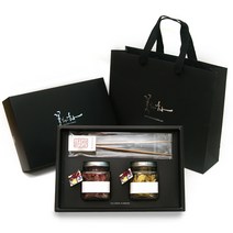 꽃보다차 듬직한 꽃차 2종 선물세트, 목련꽃 3g + 생강나무꽃 6g + 차집게 + 쇼핑백, 1세트