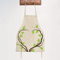 아울리빙 싱싱 나무 주방 앞치마, D, 1개