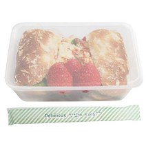 피크닉하우스 내열1칸일회용도시락 10p + 젓가락 10p, 1세트