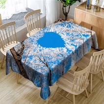 이코디 코지 센스티 테이블보, 스카이러브, 153 x 214 cm
