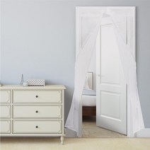 금동이 현관 자석모기장 화이트, 1개