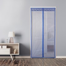 금동이 현관 자석모기장 블루, 대(120 x 210 cm)