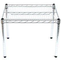 코랙코리아 25파이 산업용 메탈 랙 610 x 1070 x 600 1단, 실버