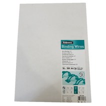 펠로우즈 제본 와이어링 100p, 10mm, 검정