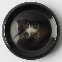 동화상가몰 버팔로 슬라이드 단추 21mm, 블랙, 10개입