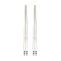 라온누리 하트몽키 아동젓가락, 혼합 색상, 2개입