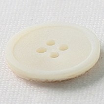 HR빅버튼 오가닉 단추 21mm, 아이보리, 8개입