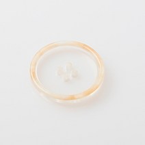 HR빅버튼 보라카이 단추 18mm, 베이지, 8개입