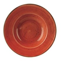 처칠 스톤캐스트 와이드 림 파스타볼 라지 28cm, 스파이스 오렌지, 1개