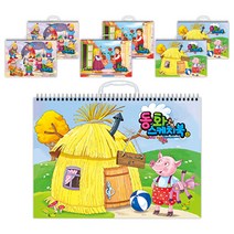FullColors 여아용 동화 스케치북 7p 랜덤 발송, 24매